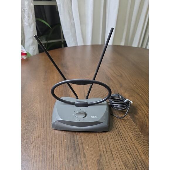 RCA Digital Rabbit Ears Antenna HDTV ANT121 Fine Tuning Indoor 30 mile Range - Picture 2 of 16